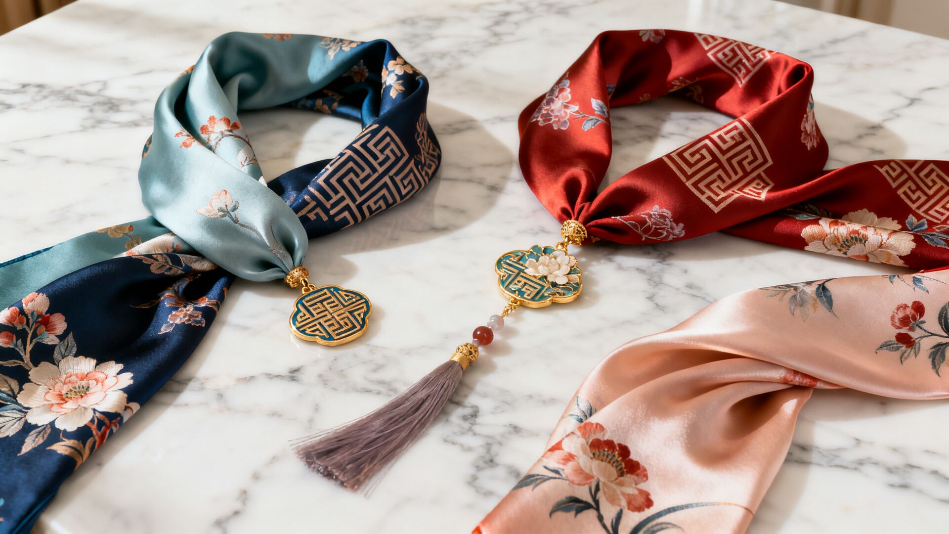 Silk scarf collection